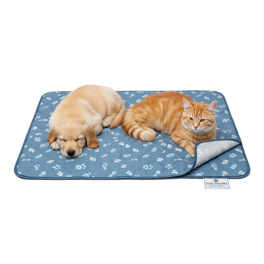 Pet cooling mat for dogs and cats in summer