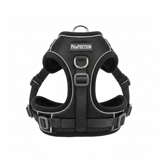 Comfortable padded no-pull dog harness