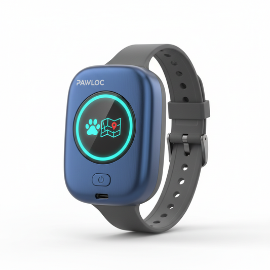 Modern GPS pet tracker device for dogs and cats